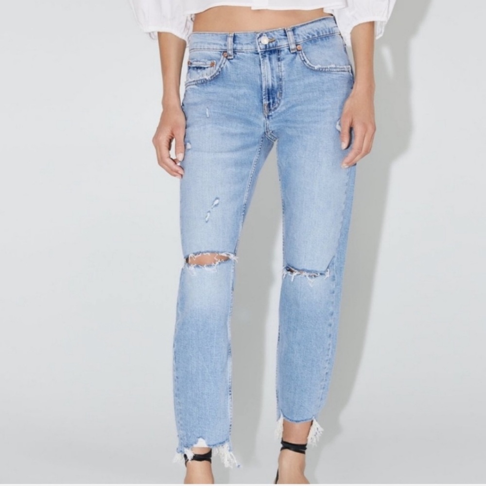 ZARA Slim Boyfriend Cut Sz:2
